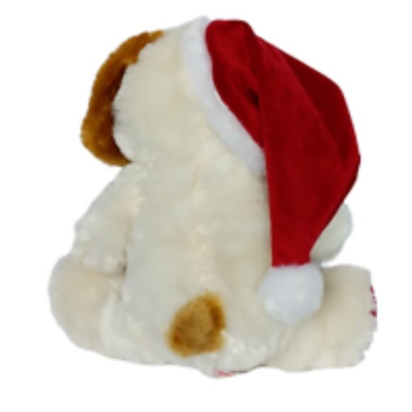 Hug and Luv Christmas Puppy Dog Plush Red Snowflake 10 Inch - Picture 3 of 7